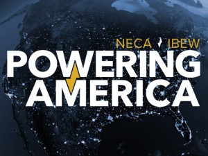 NECA, IBEW Powering America Logo